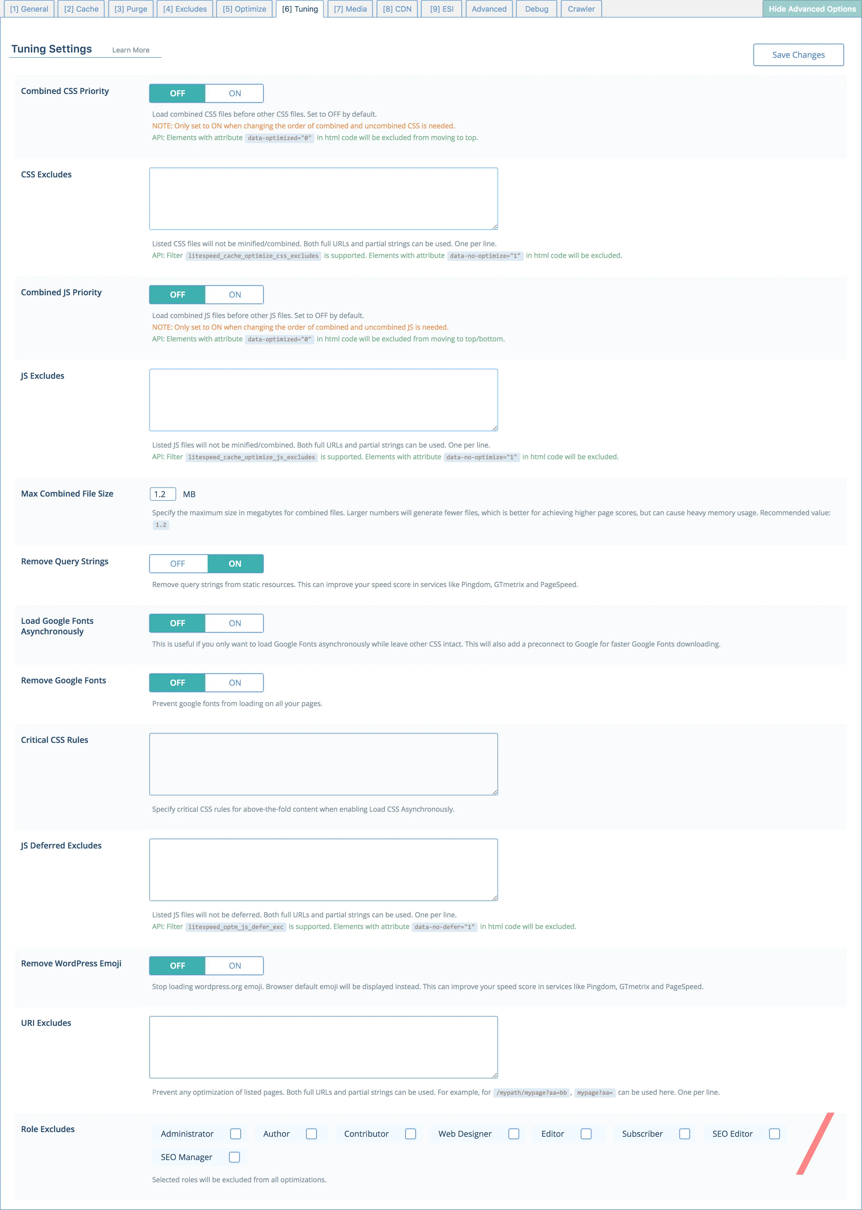 n47_lscwp_tuning_settings